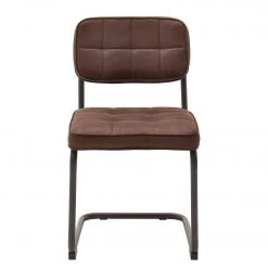 Ars manufacti Chaises cantilever Dalcross (lot de 2) - Microfibre / Métal - Marron 22 Ars manufacti Chaises cantilever Dalcross (lot de 2) - Microfibre / Métal - Marron -Chaises Soldes 1000219292 201201 15101800002 DETAILS P000000001000219292