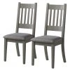 Maison Belfort Chaises Lavalle (lot de 2) - Pin massif - Gris clair / Gris -Chaises Soldes 1000224202 210607 14273400001 IMAGE P000000001000224202