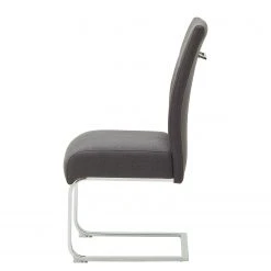 Fredriks Chaises cantilever Oxhill (lot de 2) - maille fin / Acier - Anthracite / Chrome -Chaises Soldes 1000224873 201016 12355300111 DETAILS P000000001000224873