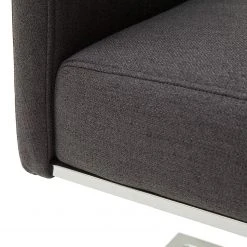 Fredriks Chaises cantilever Oxhill (lot de 2) - maille fin / Acier - Anthracite / Chrome -Chaises Soldes 1000224873 201016 12355900116 DETAILS P000000001000224873