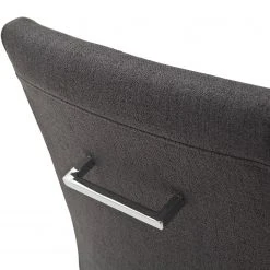 Fredriks Chaises cantilever Oxhill (lot de 2) - maille fin / Acier - Anthracite / Chrome -Chaises Soldes 1000224873 201016 12360000118 DETAILS P000000001000224873