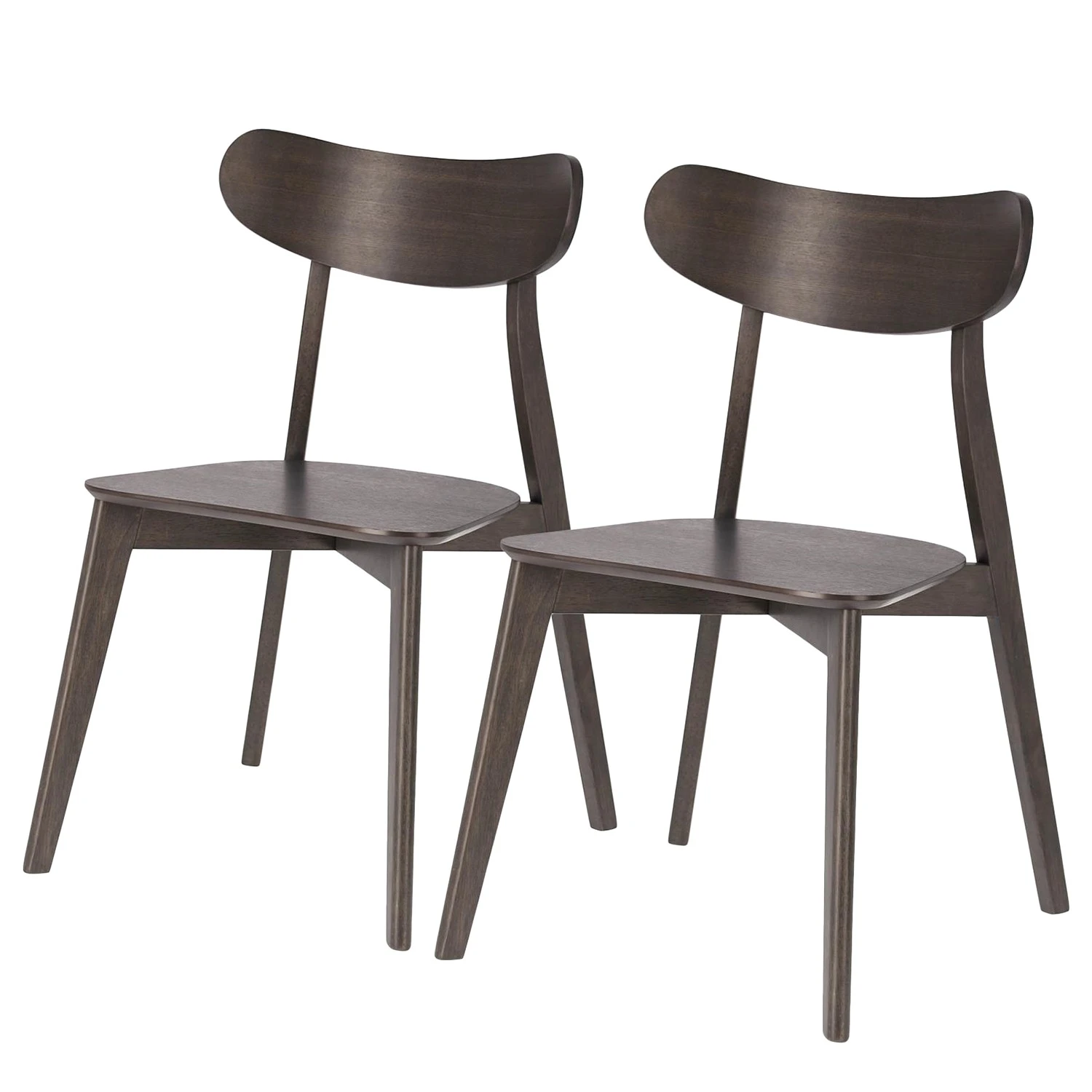 Norrwood Chaises Sakyla (lot de 2) - Frêne foncé 3 Norrwood Chaises Sakyla (lot de 2) - Frêne foncé