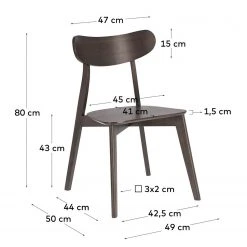 Norrwood Chaises Sakyla (lot de 2) - Frêne foncé 15 Norrwood Chaises Sakyla (lot de 2) - Frêne foncé -Chaises Soldes 1000225984 200917 06364100039 SKETCH DETAILS P000000001000225984 sketch