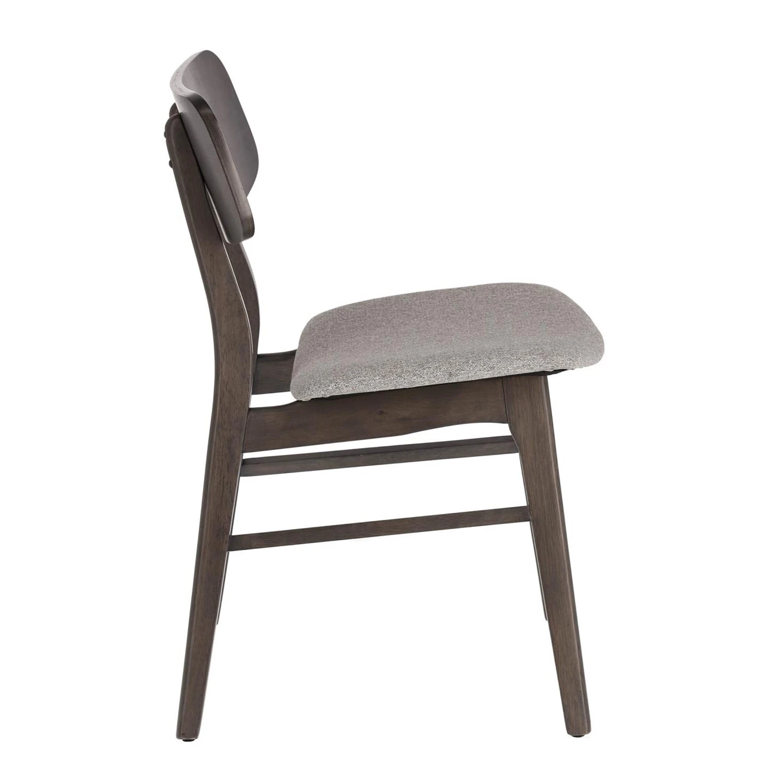 Norrwood Chaises Varkaus III (lot de 2) - Tissu / Placage en frêne et hévéa massif - gris clair / Frêne foncé 4 Norrwood Chaises Varkaus III (lot de 2) - Tissu / Placage en frêne et hévéa massif - gris clair / Frêne foncé – Image 2