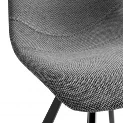 Red Living Chaises capitonnées Gouvy (lot de 2) - Tissu / Acier - Gris -Chaises Soldes 1000225999 200917 06375200162 DETAILS P000000001000225999