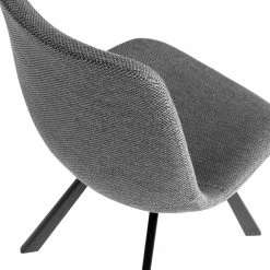 Red Living Chaises capitonnées Gouvy (lot de 2) - Tissu / Acier - Gris -Chaises Soldes 1000225999 200917 06375300163 DETAILS P000000001000225999