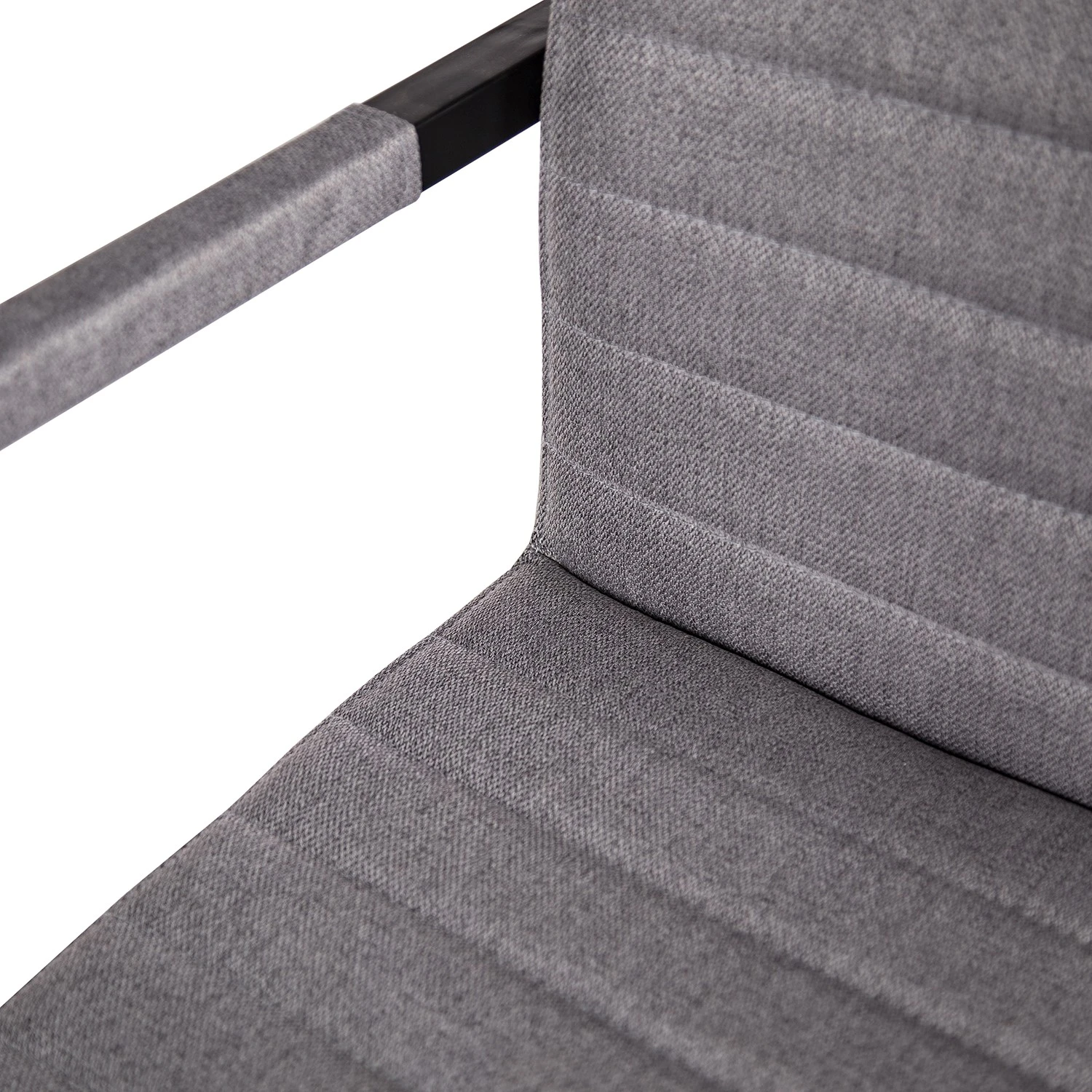 Ars manufacti Fauteuil Finga III - Tissage à plat / Fer - Gris / Noir 12 Ars manufacti Fauteuil Finga III - Tissage à plat / Fer - Gris / Noir – Image 10