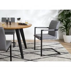 Ars manufacti Fauteuil Finga III - Tissage à plat / Fer - Gris / Noir 17 Ars manufacti Fauteuil Finga III - Tissage à plat / Fer - Gris / Noir -Chaises Soldes 1000226369 210929 100237000028 MOOD DETAILS P000000001000226369 mood