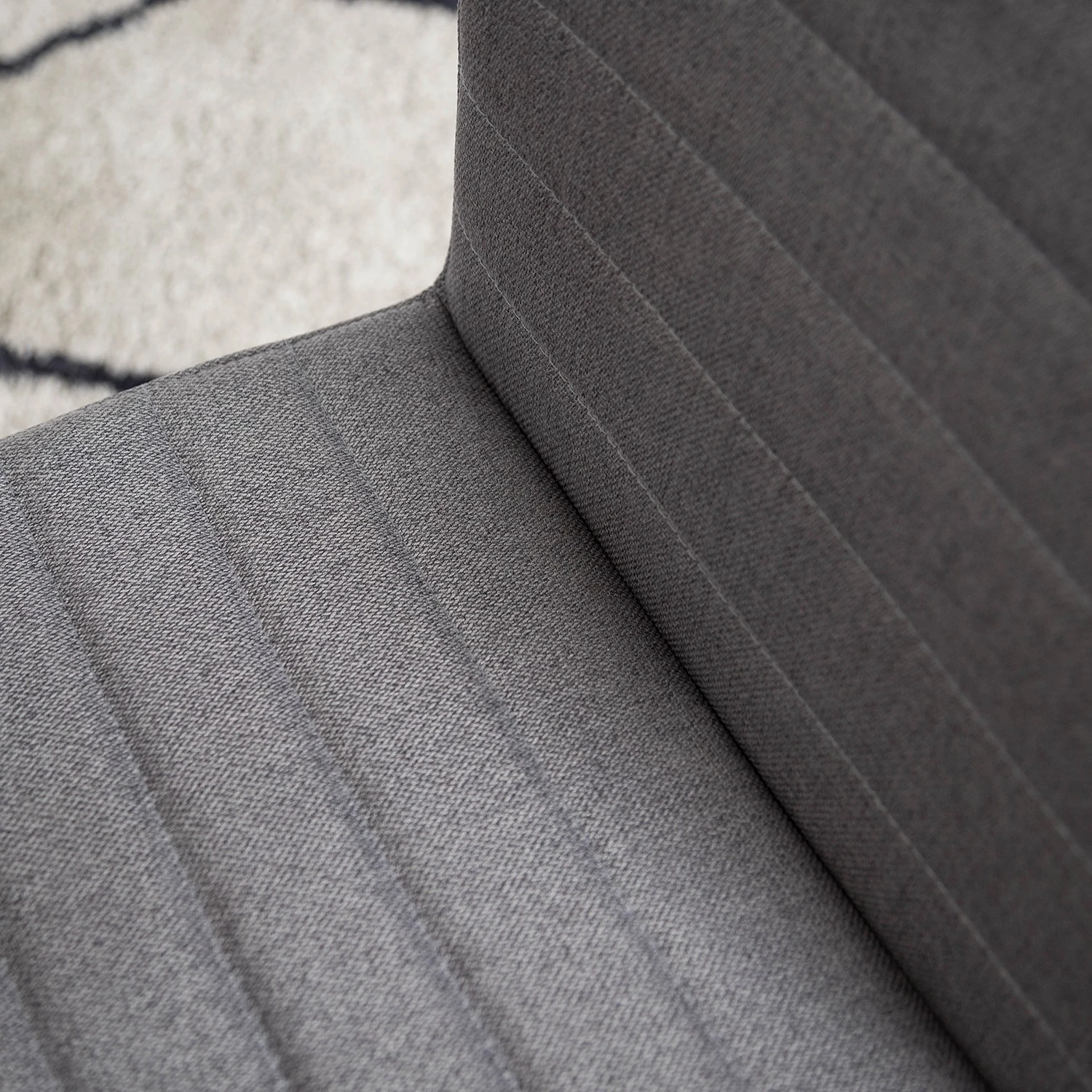 Ars manufacti Fauteuil Finga III - Tissage à plat / Fer - Gris / Noir 15 Ars manufacti Fauteuil Finga III - Tissage à plat / Fer - Gris / Noir – Image 13