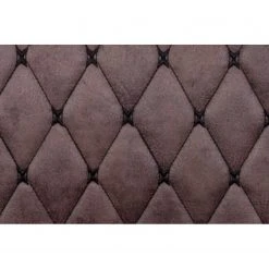 Loftscape Chaises capitonnées McLean (lot de 2) - Microfibre / Acier - Marron foncé vintage -Chaises Soldes 1000228921 201104 15385600061 DETAILS P000000001000228921