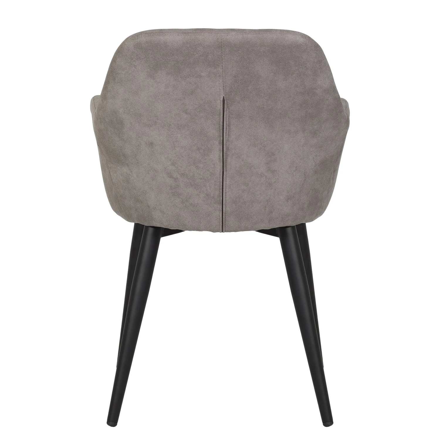 Loftscape Chaises à accoudoirs Trappe (lot de 2) - Microfibre / Acier - Gris fumé 7 Loftscape Chaises à accoudoirs Trappe (lot de 2) - Microfibre / Acier - Gris fumé – Image 5