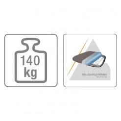 Loftscape Chaise capitonnée Brookville - Microfibre / Acier - Marron - Lot de 2 -Chaises Soldes 1000228929 201104 15385600368 ICON DETAILS P000000001000228929 icon seal