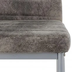 Loftscape Chaises capitonnées Orelle II (lot de 2) - Microfibre / Fer - Gris -Chaises Soldes 1000229577 201104 14074700028 DETAILS P000000001000229577