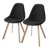 Norrwood Chaises Villars (lot de 2) - Tissu / Fer - Noir -Chaises Soldes 1000229593 201104 14085300101 IMAGE P000000001000229593