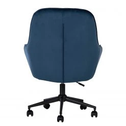 Furnitive Chaise de bureau Valady I - Velours / Fer - Bleu / Noir -Chaises Soldes 1000230746 220322 032 DETAILS P000000001000230746