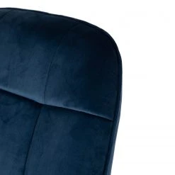 Furnitive Chaise de bureau Valady I - Velours / Fer - Bleu / Noir -Chaises Soldes 1000230746 220322 033 DETAILS P000000001000230746