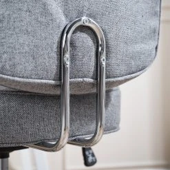 Furnitive Chaise de bureau Orlu II - Tissu / Fer - Gris clair / Chrome 22 Furnitive Chaise de bureau Orlu II - Tissu / Fer - Gris clair / Chrome -Chaises Soldes 1000230748 220328 032 DETAILS P000000001000230748