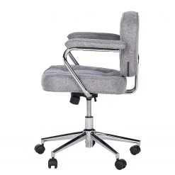 Furnitive Chaise de bureau Orlu II - Tissu / Fer - Gris clair / Chrome 18 Furnitive Chaise de bureau Orlu II - Tissu / Fer - Gris clair / Chrome -Chaises Soldes 1000230748 220330 031 DETAILS P000000001000230748