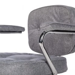 Furnitive Chaise de bureau Orlu II - Tissu / Fer - Gris clair / Chrome 23 Furnitive Chaise de bureau Orlu II - Tissu / Fer - Gris clair / Chrome -Chaises Soldes 1000230748 220330 033 DETAILS P000000001000230748