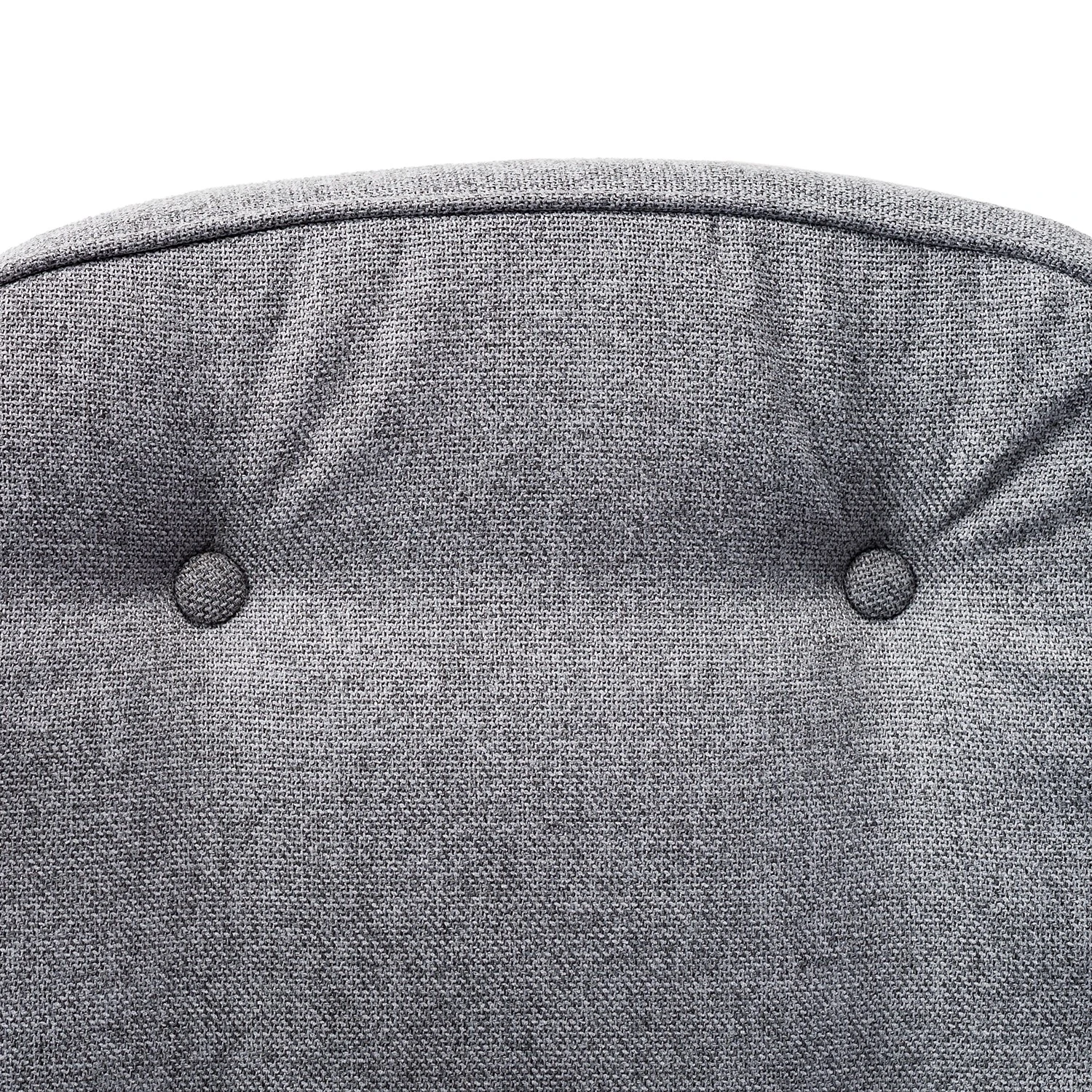 Furnitive Chaise de bureau Orlu II - Tissu / Fer - Gris clair / Chrome 12 Furnitive Chaise de bureau Orlu II - Tissu / Fer - Gris clair / Chrome – Image 10