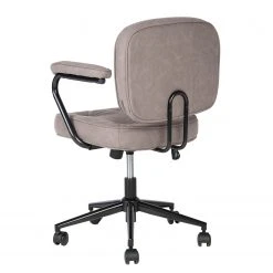 Furnitive Chaise de bureau Orlu I - Microfibre / Fer - Taupe vintage / Noir 24 Furnitive Chaise de bureau Orlu I - Microfibre / Fer - Taupe vintage / Noir -Chaises Soldes 1000230752 220322 032 DETAILS P000000001000230752