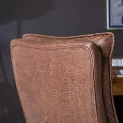 Furnitive Fauteuil de bureau Wisdom - Microfibre / Matière plastique - Marron vintage / Noir -Chaises Soldes 1000230753 220624 023 MOOD DETAILS P000000001000230753 mood