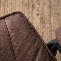 Furnitive Fauteuil de bureau Wisdom - Microfibre / Matière plastique - Marron vintage / Noir -Chaises Soldes 1000230753 220624 026 MOOD DETAILS P000000001000230753 mood