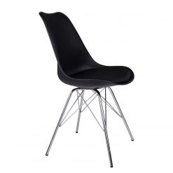 Norrwood Chaises Vaire (lot de 2) - Matière plastique / Acier - Noir -Chaises Soldes 1000230991 201125 16492000003 DETAILS P000000001000230991
