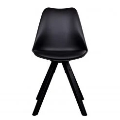 Norrwood Chaises Trebes I (lot de 2) - Matière plastique / Hévéa massif - Noir / Hévéa -Chaises Soldes 1000231008 201125 16492100015 DETAILS P000000001000231008