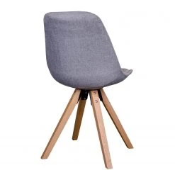 Norrwood Chaises Trebes II (lot de 2) - Tissu - Bois - Gris lumineux -Chaises Soldes 1000231012 201125 16492200046 DETAILS P000000001000231012