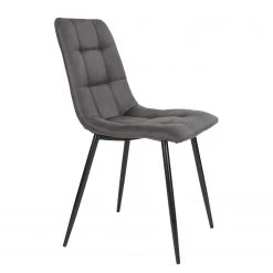 Loftscape Chaises capitonnées Ormoy I (lot de 2) - Microfibre / Acier - Gris / Noir 15 Loftscape Chaises capitonnées Ormoy I (lot de 2) - Microfibre / Acier - Gris / Noir -Chaises Soldes 1000231021 201125 16492500118 DETAILS P000000001000231021