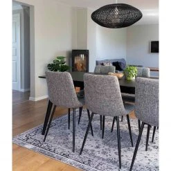 Loftscape Chaises capitonnées Ormoy III (lot de 2) - Tissu / Acier - Gris / Noir 18 Loftscape Chaises capitonnées Ormoy III (lot de 2) - Tissu / Acier - Gris / Noir -Chaises Soldes 1000231026 201125 16492700158 DETAILS P000000001000231026