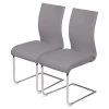 Loftscape Chaises cantilever Lunery I (lot de 2) - Tissu / Acier - Gris -Chaises Soldes 1000233974 210108 13095600287 IMAGE P000000001000233974