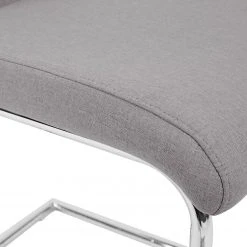 Loftscape Chaises cantilever Lunery I (lot de 2) - Tissu / Acier - Gris -Chaises Soldes 1000233974 210108 13100600294 DETAILS P000000001000233974