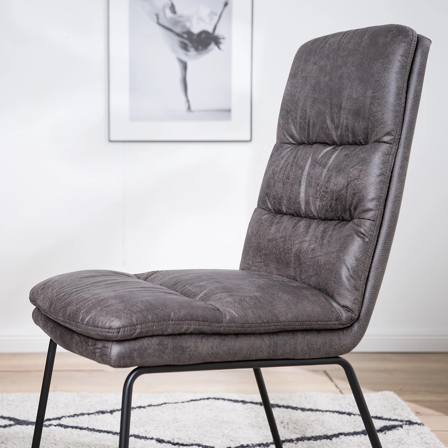 Red Living Chaises Parks (lot de 2) - Gris vintage 8 Red Living Chaises Parks (lot de 2) - Gris vintage – Image 6