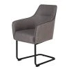 Fredriks Chaise cantilever Luzille - Gris -Chaises Soldes 1000234591 210811 11595800032 IMAGE P000000001000234591