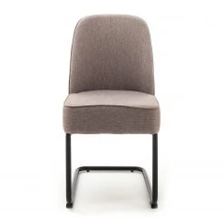 Fredriks Chaises cantilever Coggia (lot de 2) - Tissu / Fer - Cappuccino / Noir 14 Fredriks Chaises cantilever Coggia (lot de 2) - Tissu / Fer - Cappuccino / Noir -Chaises Soldes 1000234595 210413 13551100039 DETAILS P000000001000234595