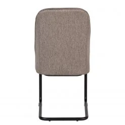 Fredriks Chaises cantilever Coggia (lot de 2) - Tissu / Fer - Cappuccino / Noir 16 Fredriks Chaises cantilever Coggia (lot de 2) - Tissu / Fer - Cappuccino / Noir -Chaises Soldes 1000234595 210811 11595900050 DETAILS P000000001000234595