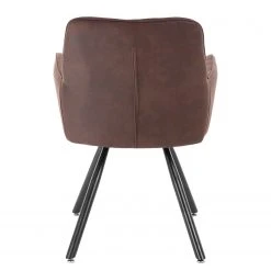 Mørteens Chaise à accoudoirs Ternes - Microfibre / Acier - Marron foncé / Noir 22 Mørteens Chaise à accoudoirs Ternes - Microfibre / Acier - Marron foncé / Noir -Chaises Soldes 1000235383 210818 08500400012 DETAILS P000000001000235383