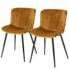 Jack & Alice Chaises Pavilly (Lot de 2) - Jaune doré 2 Jack & Alice Chaises Pavilly (Lot de 2) - Jaune doré -Chaises Soldes 1000235394 210818 08500500066 IMAGE P000000001000235394