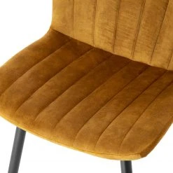 Jack & Alice Chaises Pavilly (Lot de 2) - Jaune doré 15 Jack & Alice Chaises Pavilly (Lot de 2) - Jaune doré -Chaises Soldes 1000235394 210818 08500500071 DETAILS P000000001000235394