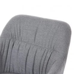 Mørteens Chaise à accoudoirs Senon - Tissu / Acier - Gris chiné / Noir -Chaises Soldes 1000235395 210818 08500500079 DETAILS P000000001000235395