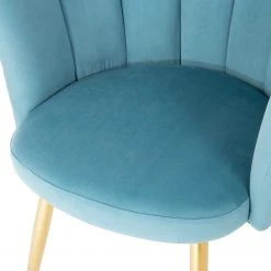 Jack & Alice Chaise à accoudoirs Rivolet - Bleu clair -Chaises Soldes 1000235398 210818 08500600103 DETAILS P000000001000235398