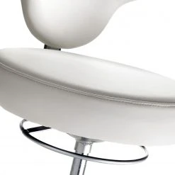 Mayer Sitzmöbel Chaise pivotante myJAZZ - Imitation cuir / Aluminium - Blanc -Chaises Soldes 1000235982 210223 08515000024 DETAILS P000000001000235982