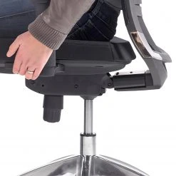 Mayer Sitzmöbel Chaise pivotante myOPTIMAX III - Tissage à plat / Aluminium - Noir -Chaises Soldes 1000235987 210223 08520600034 DETAILS P000000001000235987