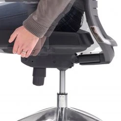 Mayer Sitzmöbel Chaise pivotante myOPTIMAX III - Tissage à plat / Aluminium - Noir -Chaises Soldes 1000235987 210223 08520700035 DETAILS P000000001000235987