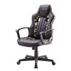 Furnitive Chaise gamer mcRacer Etaux - Imitation cuir / Nylon - Noir / Camouflage -Chaises Soldes 1000237041 210805 14490500001 IMAGE P000000001000237041