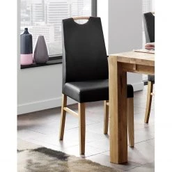 Naturoo Chaises capitonnées Lullin (lot de 2) - Chêne sauvage massif - Noir 10 Naturoo Chaises capitonnées Lullin (lot de 2) - Chêne sauvage massif - Noir -Chaises Soldes 1000242066 210121 15550900014 MOOD DETAILS P000000001000242066 mood