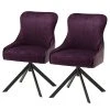 Fredriks Chaises Stalewell I (lot de 2) - Microfibre et tissu structuré / Acier - Bordeaux 2 Fredriks Chaises Stalewell I (lot de 2) - Microfibre et tissu structuré / Acier - Bordeaux -Chaises Soldes 1000242139 210202 13171700182 IMAGE P000000001000242139