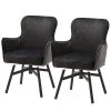 Fredriks Chaises Stalewell IV (lot de 2) - Microfibre et tissu structuré / Acier - Anthracite -Chaises Soldes 1000242146 210202 13174000194 IMAGE P000000001000242146